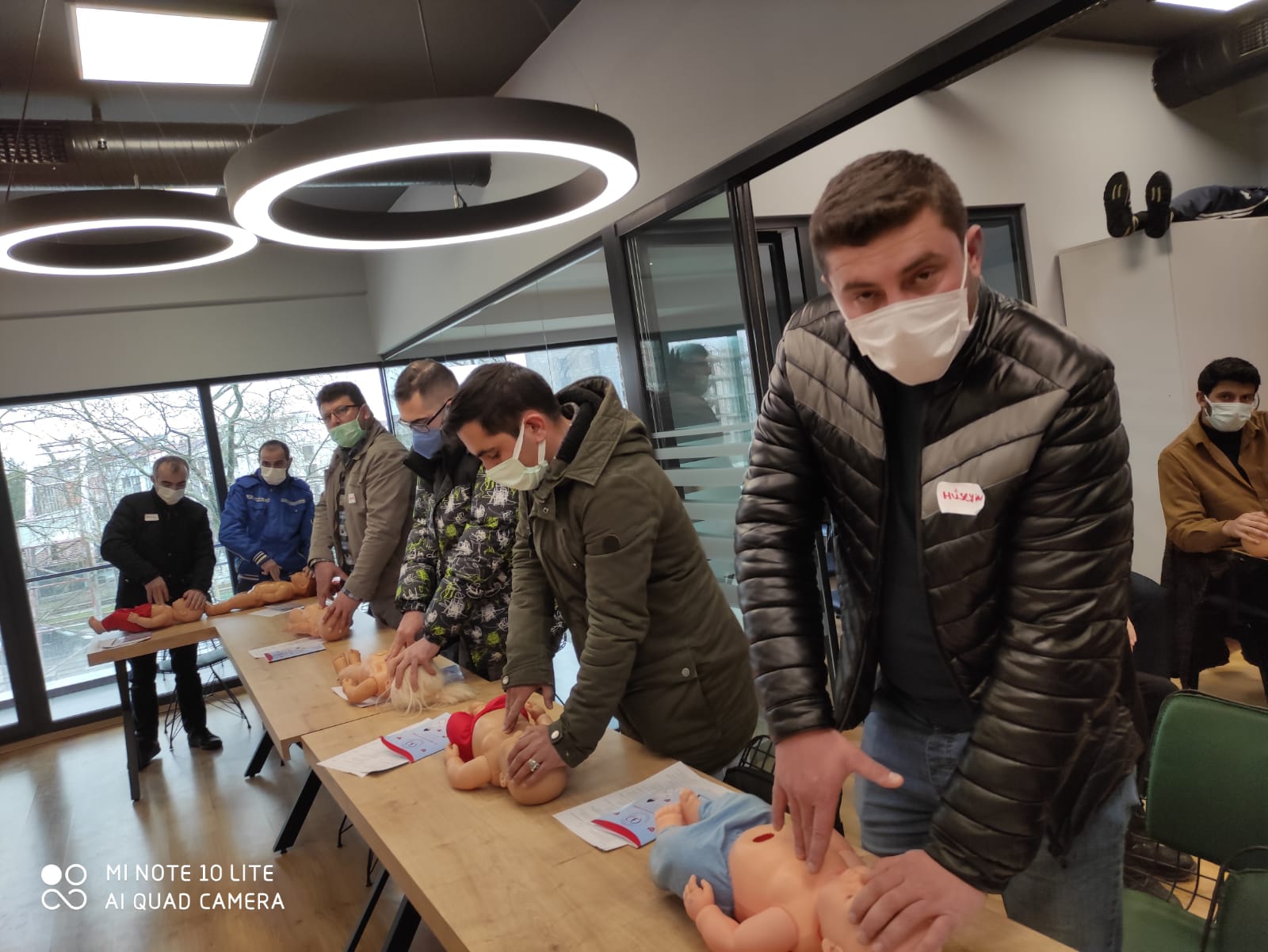 Bebek mankeni ile uygulamalı eğitim